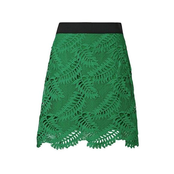 Milly NWT
Lace Tropical-Leaf Miniskirt  - Picture 1 of 6